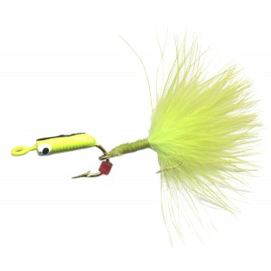Big Skunk: Chartreuse w/black stripe & chartreuse tail - Nothead